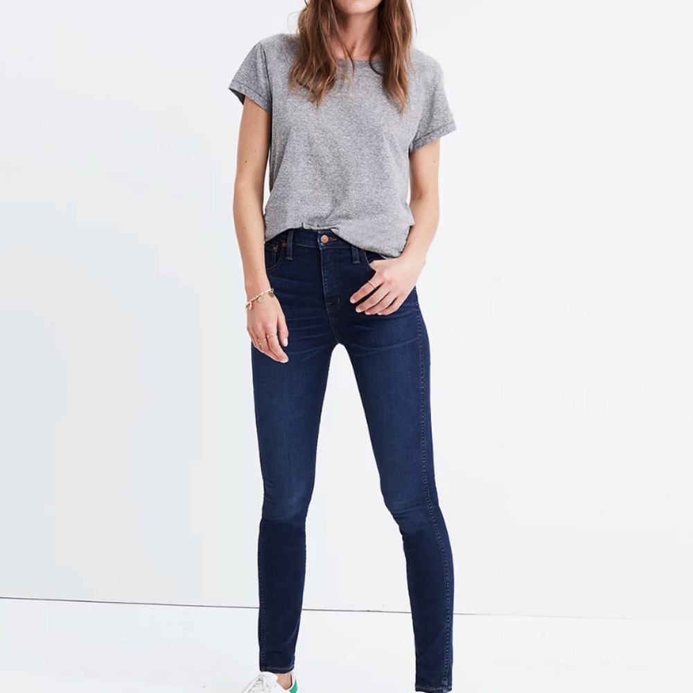 Madewell High-Rise Skinny Jeans dark wash size 26